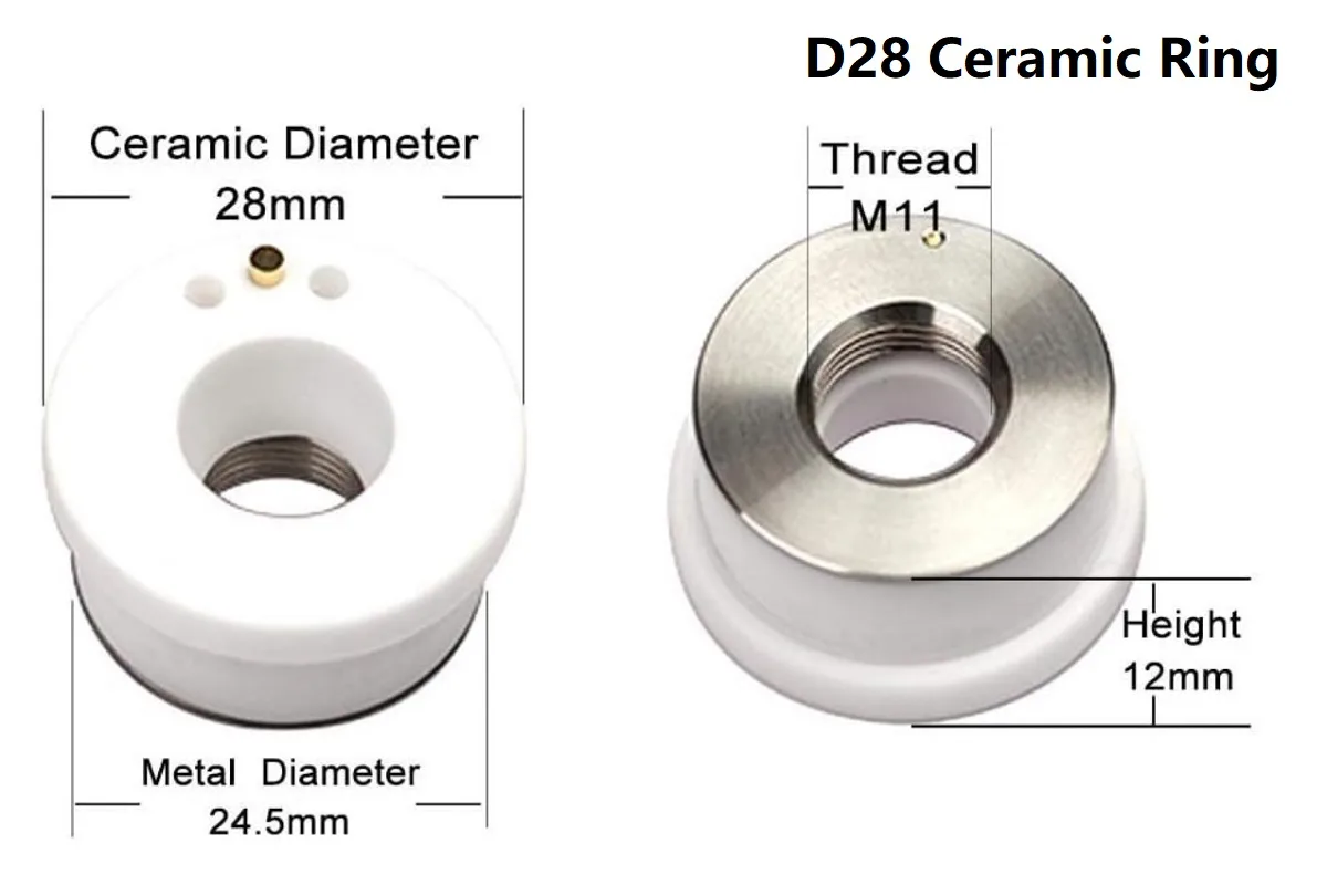 Ceramic Ring for laser cutting machines